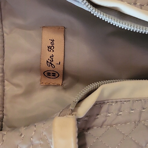 Vintage Quilted Jin Bei Waist Coat Baby blue - Picture 5 of 6